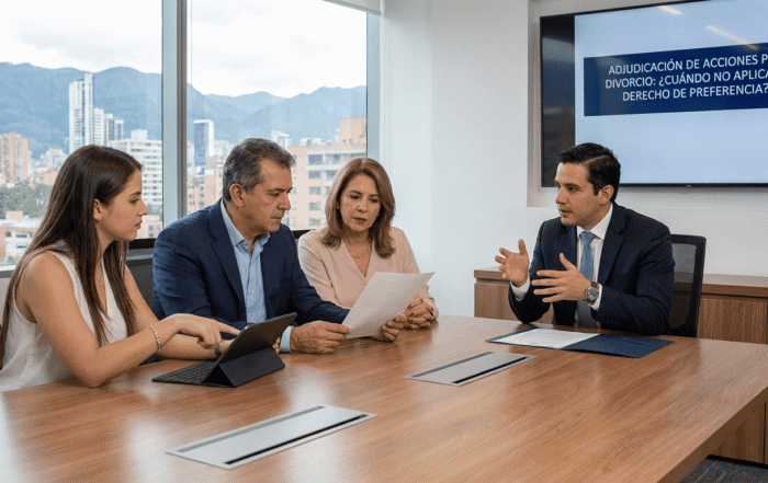 acciones en un divorcio